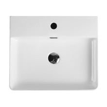 Vento Rectangular Wall Hung Ceramic Basin